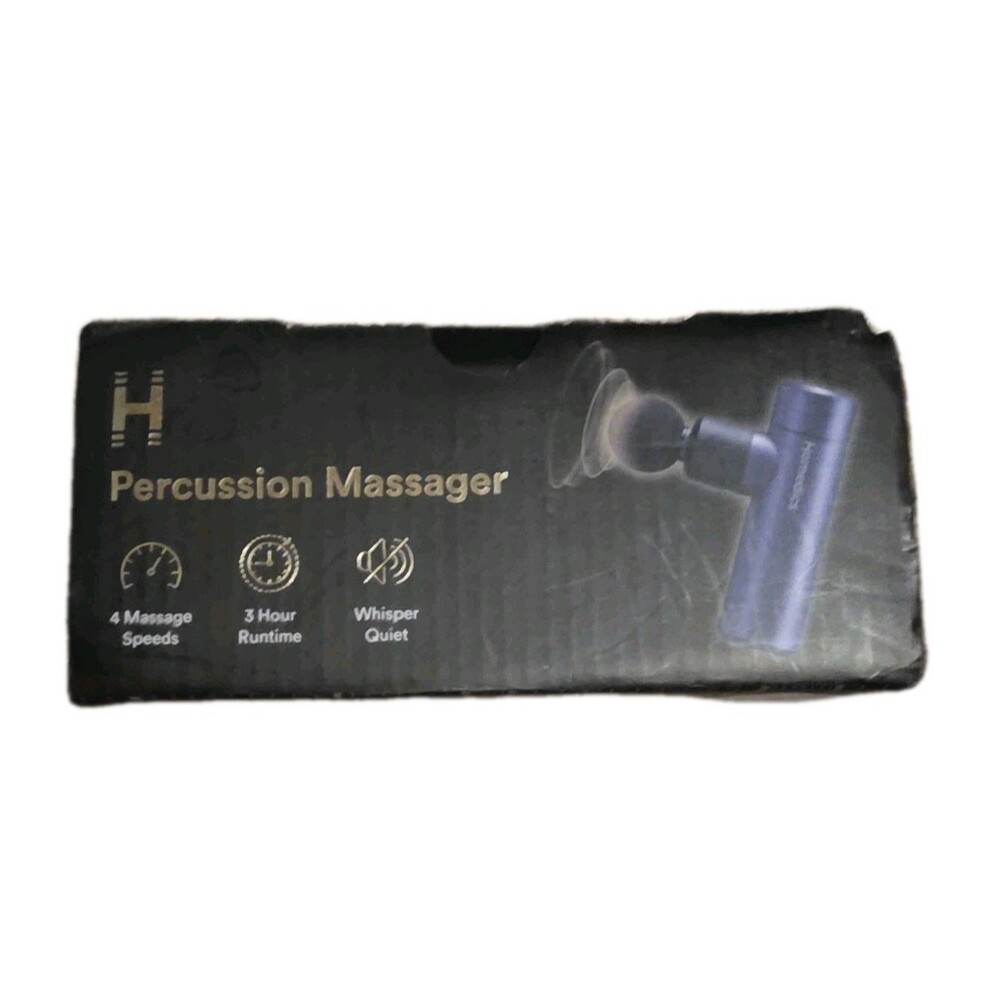 Homedics Percussion Massager Gun Cordless Handheld Multispeed Rechargeable